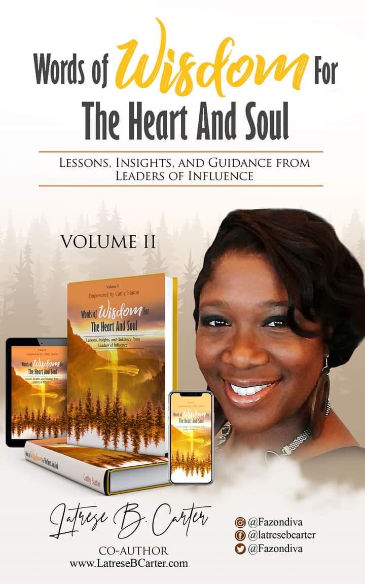 Latrese B Carter author badge - Words of Wisdom for The Heart and Soul